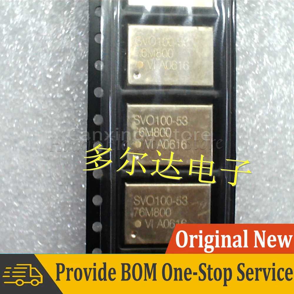 1pcs SVO100-53 SVO100 53 76.8MHZ 76.800MHZ VCXO 전압 제어 수정 발진기