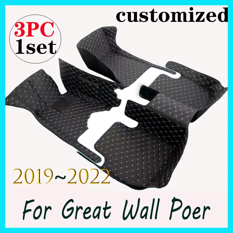 

Автомобильные коврики для Great Wall Poer, четыре двери, 2019, 2020, 2021, 2022
