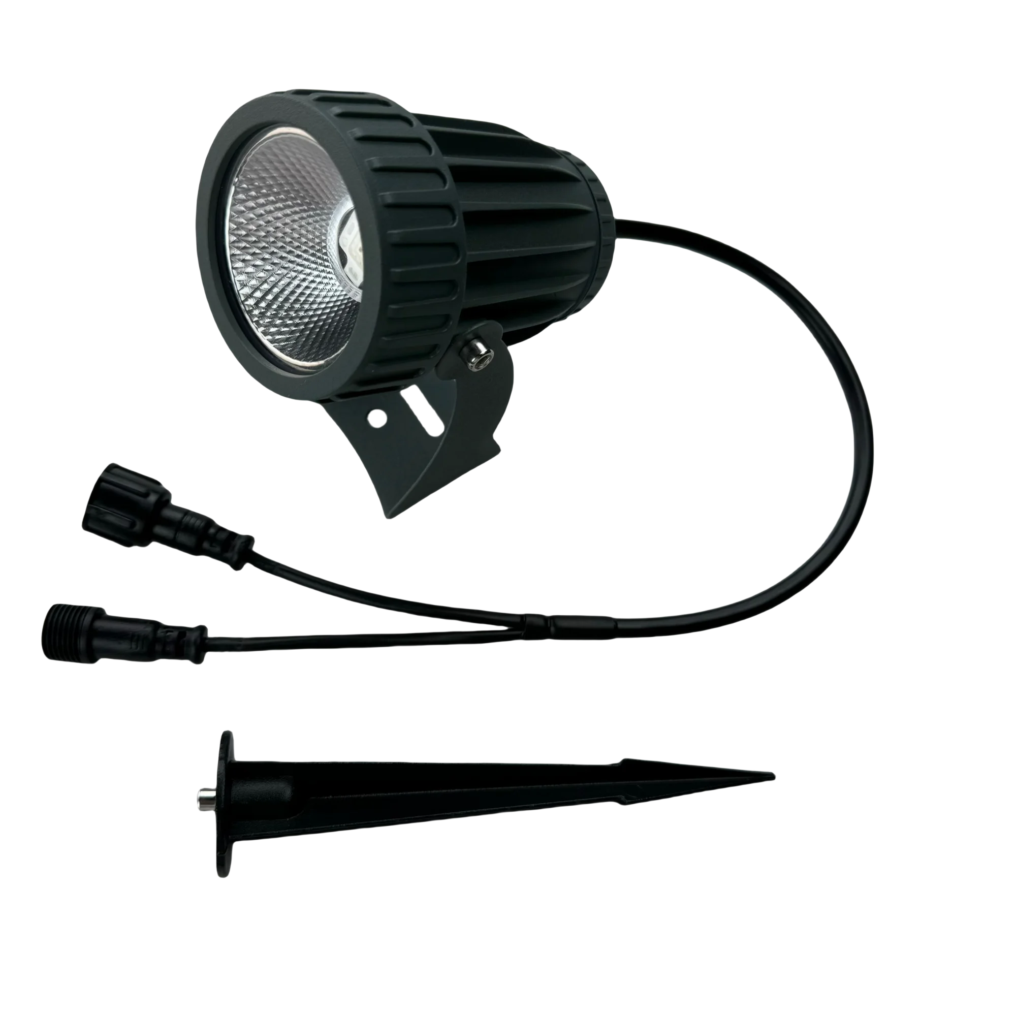 10W RGB/RGBW DC12V WS2811-RGB/UCS2904-RGBW(3000K) LED Pixel Spotlight Addressable 40 degree Beam Light IP67 3Pin in and out