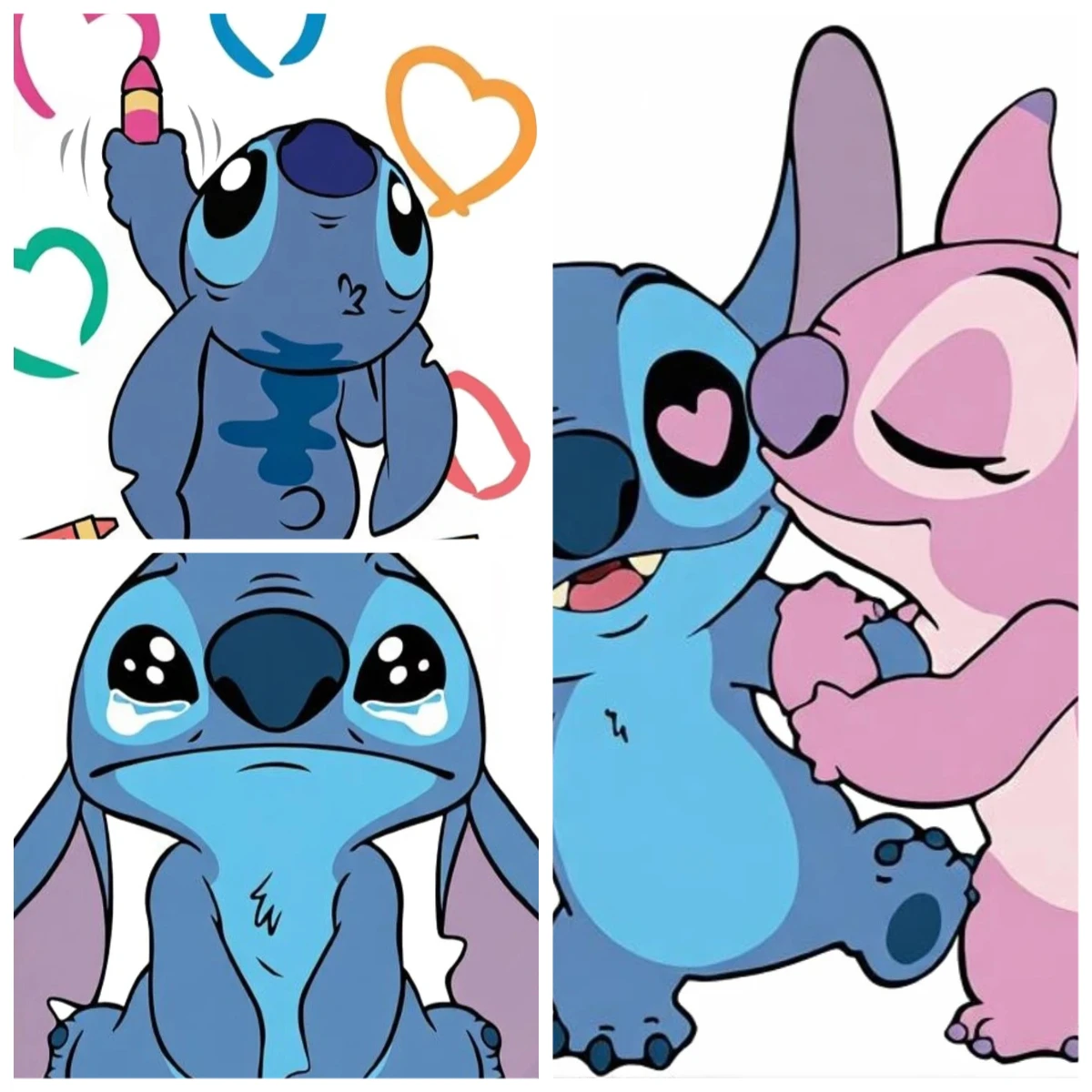Stitch et Angel : Émotions Adorables et Moments Tendres