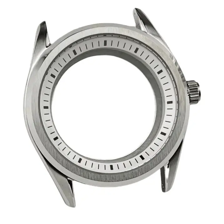 

Watch Accessories Watch Case 41mm Stainless Steel Sapphire Mirror Suitable for NH35/NH36 Movement