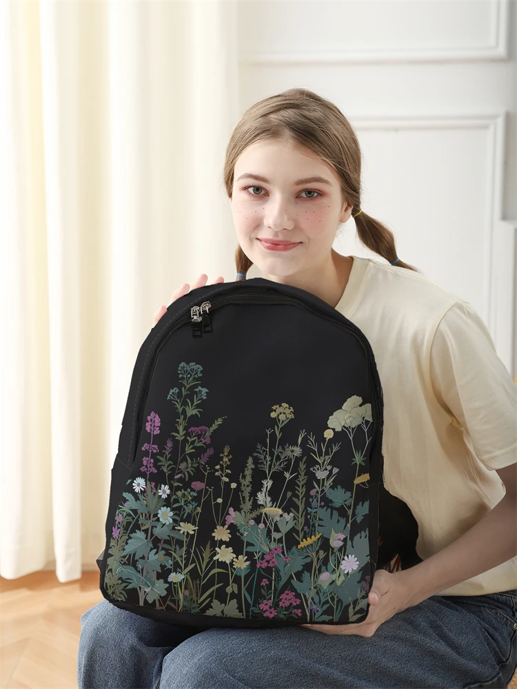 New Women's and Men's High Capacity College Backpack Trend Women's Laptop School Bag Cute Girl Travel Bag Cool