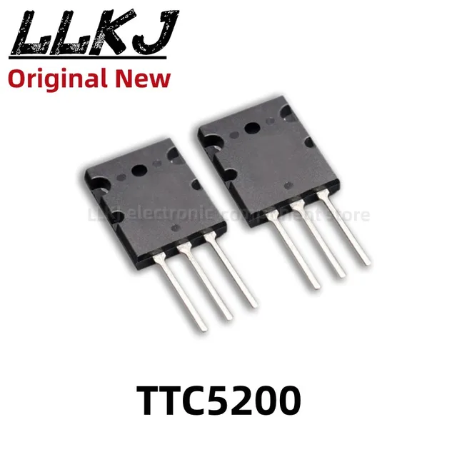 Transistor TTC5200 TO3PL - 5 Pezzi, Per Circuiti Elettronici E Amplificatori - Foto 2
