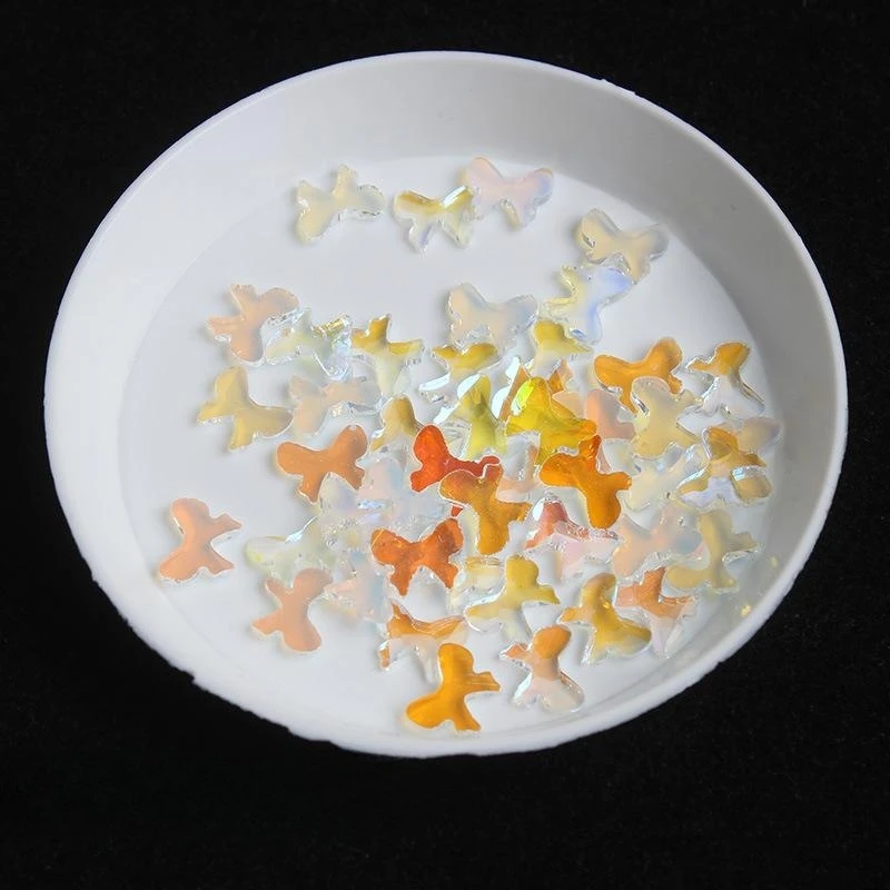 500 stücke Boutique Aurora flachen Boden Nail Art Strass Glas Kristall 3D Nagel dekoration mehrere Formen Großhandel – Detail 20