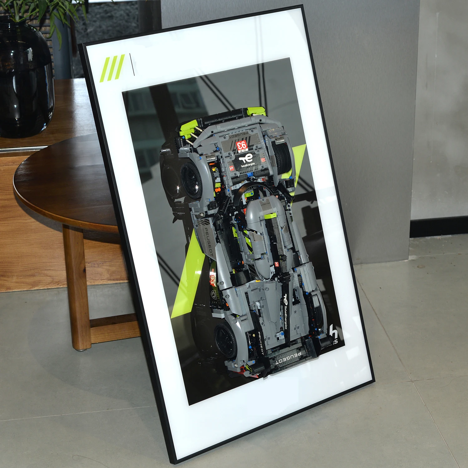 wall mount display for LEGO Technic Porsche 911 RSR-Display Wall only, no model included (42096 wall display) 5