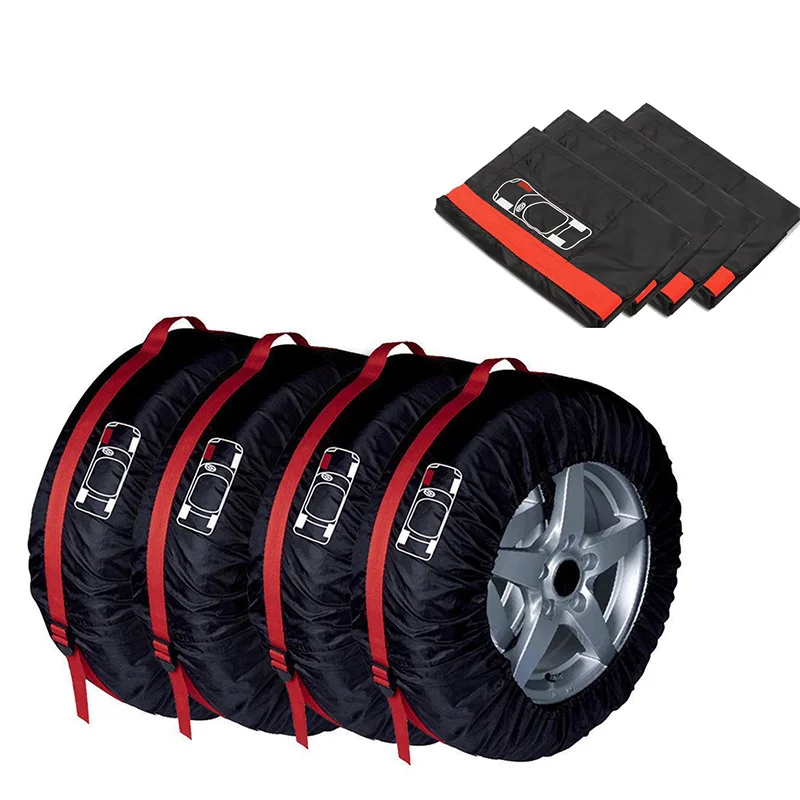 Car Tire Cover Spare Tyre Storage Bags Polyester S/l Dustproof