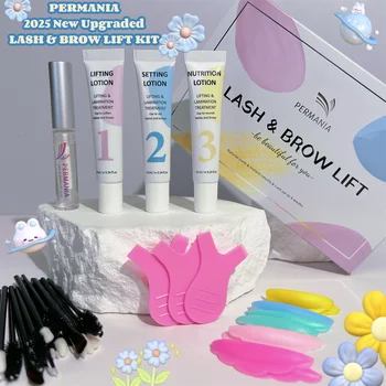 PERMANIA New Eyelash Lift Kit Brow Lamination Kit Easy to Apply for Fuller Thicker Instant Lifting & Curling Lash Lifting Tool 1
