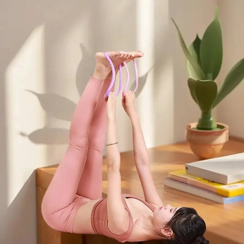 Pilates Ring Stretch Circle, Home Exercise Equipment For Women, Resistance Body Workout And Fascia Massage Tool_voghion.com