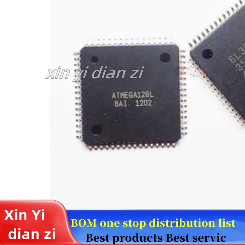 

1pcs/lot ATMEGA128L-8AI ATMEGA128 QFP ic chips in stock