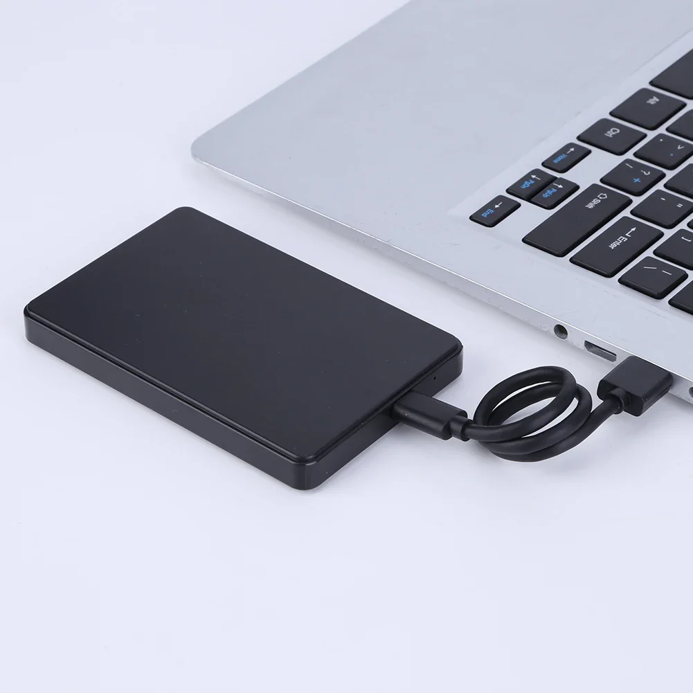 USB3.1 Mobile HDD Box with USB3.0 To Type-C Cable 2.5in Mobile Hard Disk Box Driver-free Plug and Play for SATA 1/2/3 HDD Or SSD