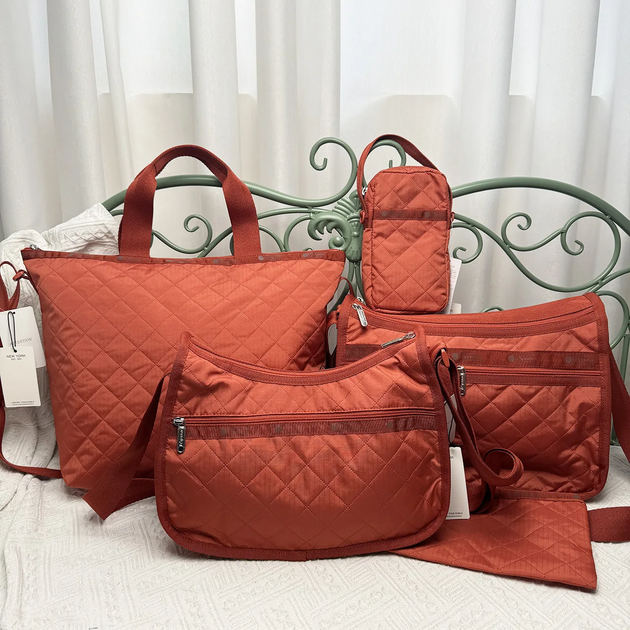 Новая женская сумка оранжевая однотонная женская тканевая сумка с алмазной сеткой модная клетчатая Повседневная сумка через плечо сумка-тоут