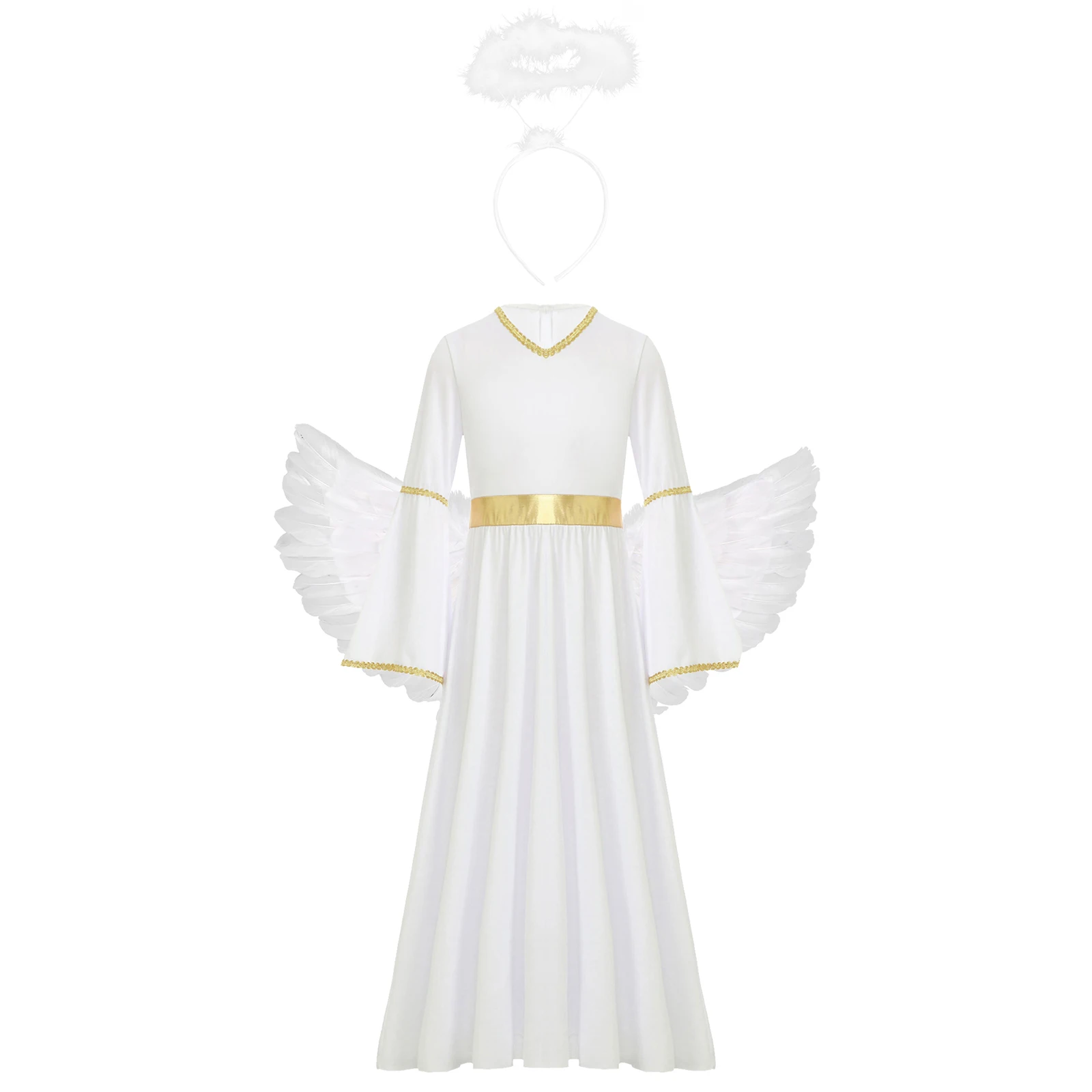 Christmas Gold Dress Costumes Gold Angel Wings Costume Accessory - Adults & Kids Fairy Tale Fancy Dress, Christmas, New With Tags Wicked Costumes Accessory Christmas Gold Dress Costumes Gold Angel Wings Costume Accessory - Adults & Kids Fairy Tale Fancy Dress, Christmas, New With Tags Wicked Costumes Accessory