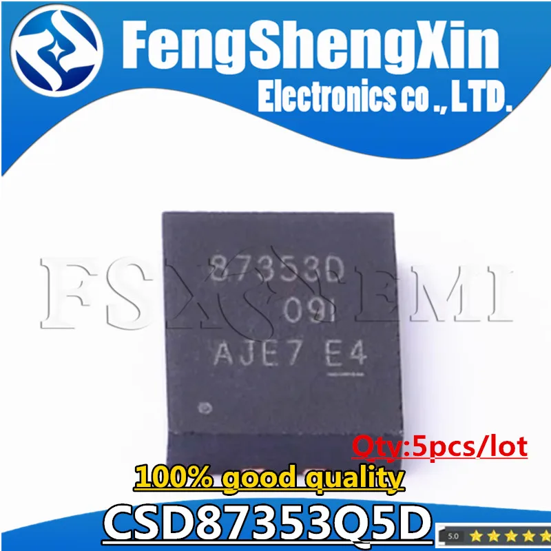 

5 шт./партия, чипы CSD87353Q5D 87353D QFN