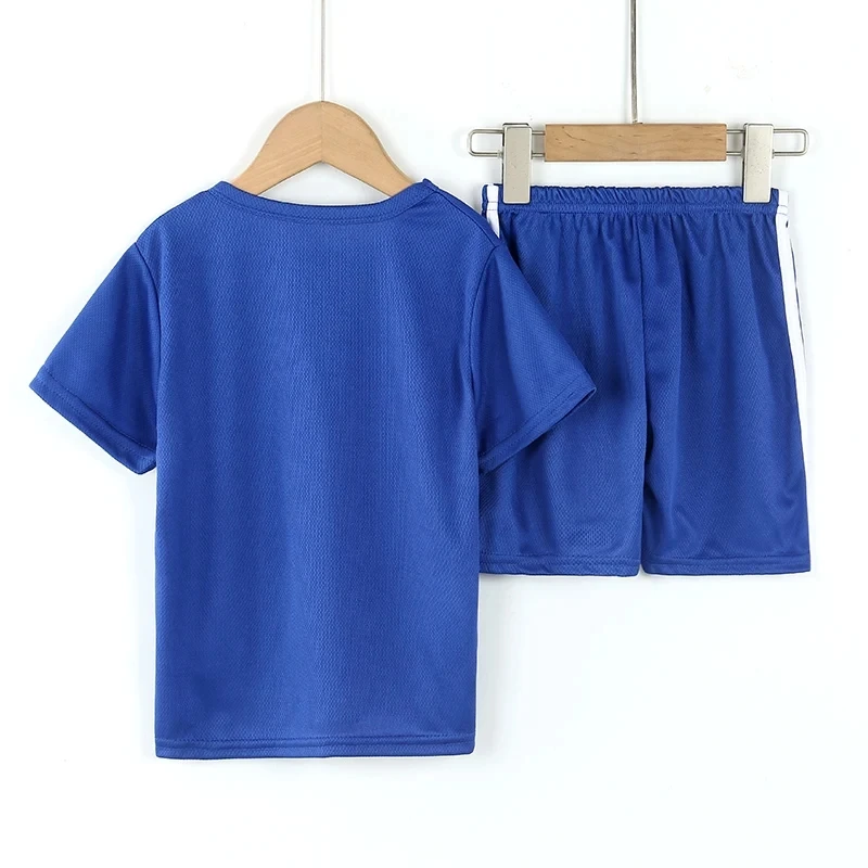 Summer CHILDREN'S Quick-drying Short-sleeved Shorts 2-piece Kids Clothing Set for Boys and Girls