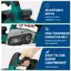 Drillpro 30000RPM Brushless Electric Planer Wireless Woodworking Machine Cordless Home DIY Cutting Power Tool For Makita Battery 4