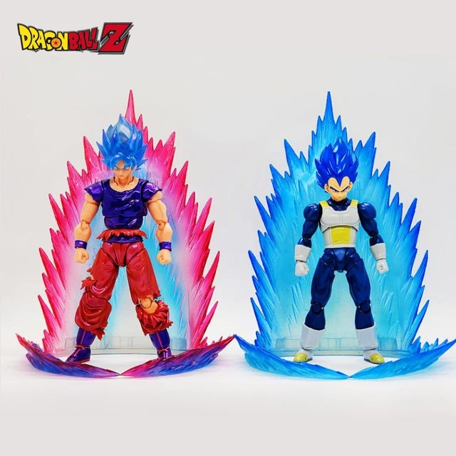 Peluca azul Goku Saiyajin Super Dragon Ball Z niño : : Juguetes y  juegos