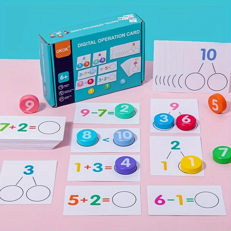 Kids Arithmetic Learning Cards 4