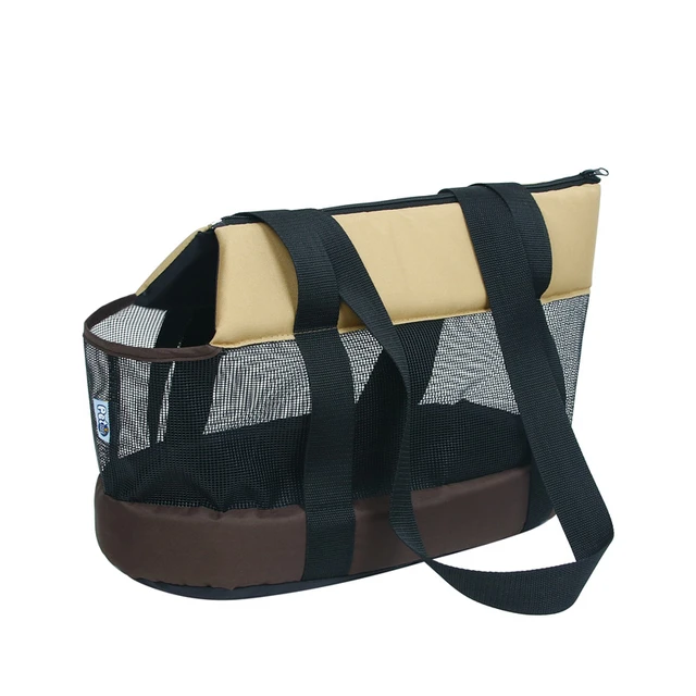 Sac bandouli re noir pour chien et chat accessoire de transport pour animaux de compagnie id