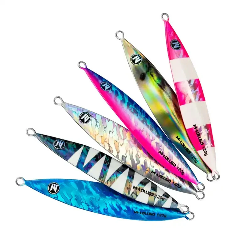 Ecooda Online E series M-lolligo Slow Pitch Jigs Lure 60g/80g/120g/160g/200g/360g Saltwater Fishing Jigging Lure Metal