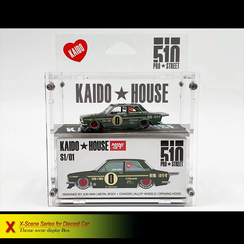 ボブアクリル 1/64 モデルカーディスプレイケース MiniGT KaidoHouse