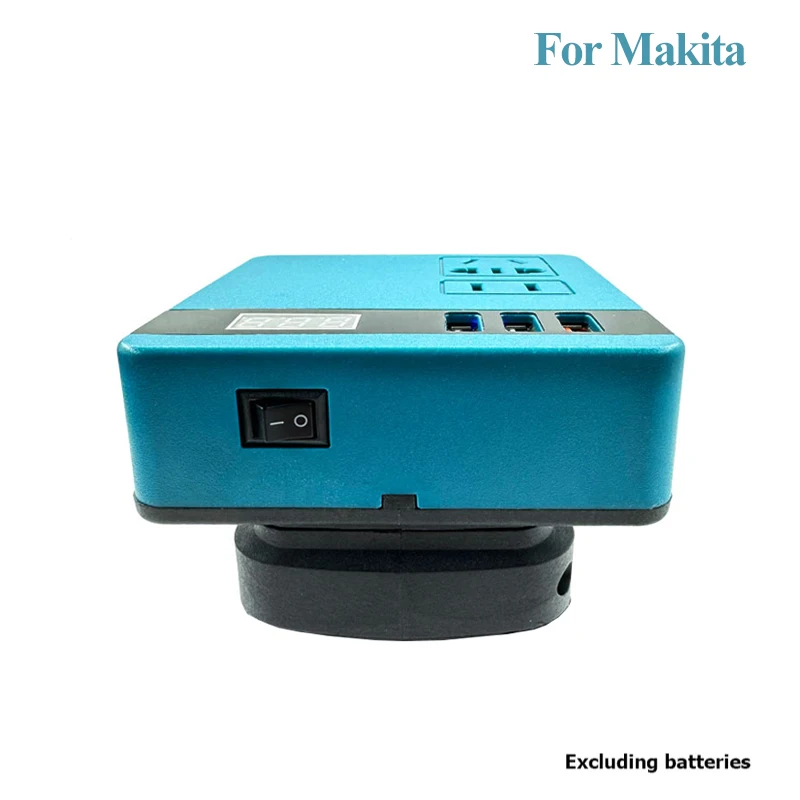 マキタ-ポータブル電源インバーター,充電器アダプター,18V,220V