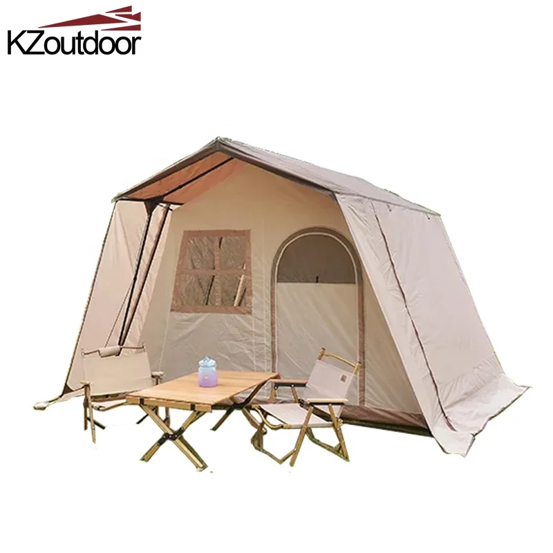 

House Cabin Tent Outdoor Dew Camping 4-5 Person Barracas Camping Family Glamping Other Tent For Family
