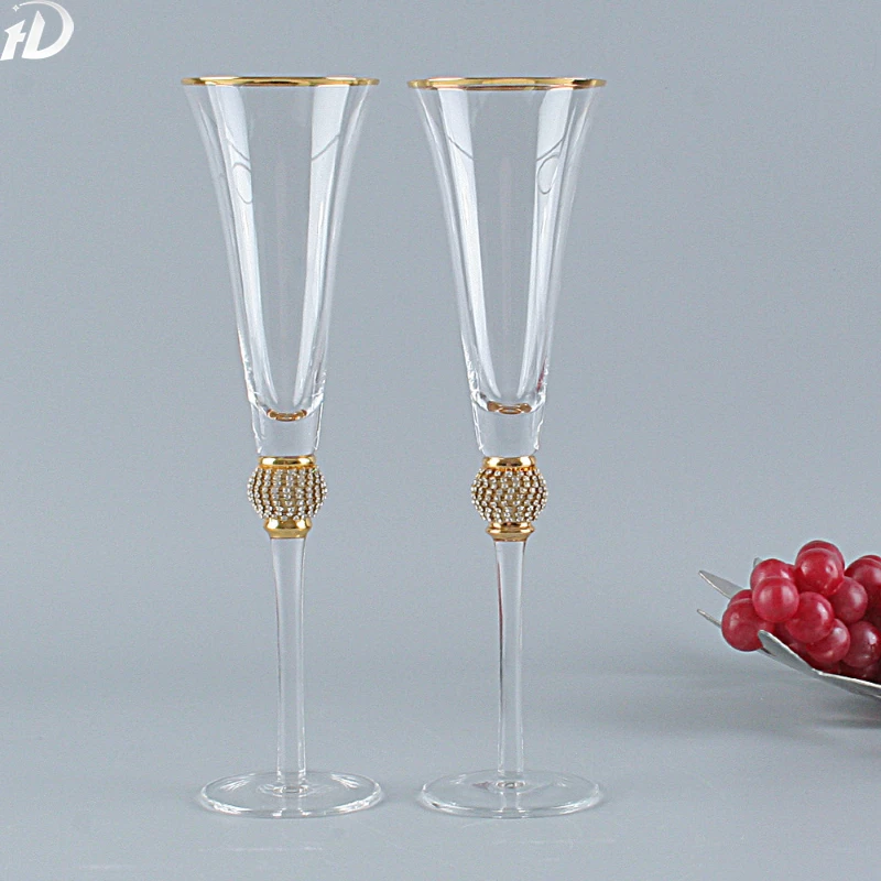 

Креативная Бессвинцовая Свадебная Хрустальная чашка для коктейля, бокал для шампанского, чашка для красного вина, Золотая оправа, Кубок цвета эмали, подарок