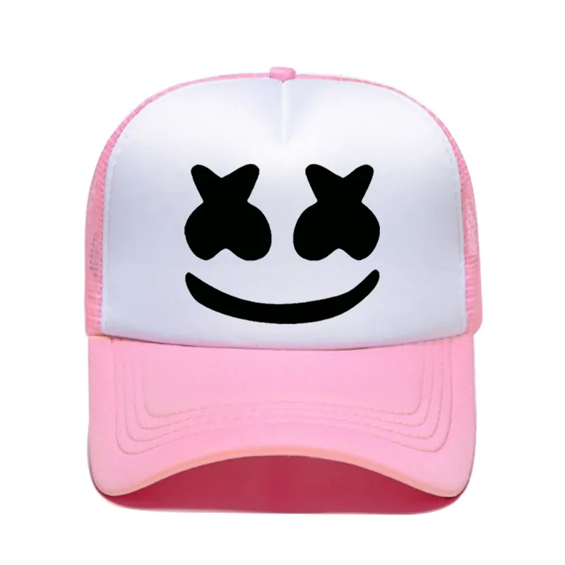 DJ Music Dance Decorative Marshmello Baseball Caps Sun Protection Hats For Men Women