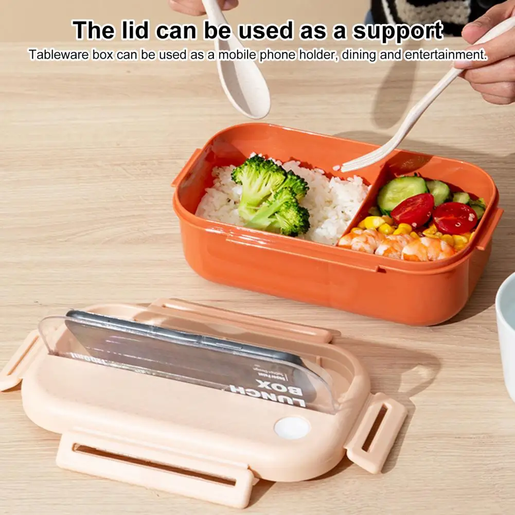 1000ML Lunch Box 3 Layer Bento Box Large Capacity Durable Food Storage Box  With Fork Spoon For School Office - AliExpress