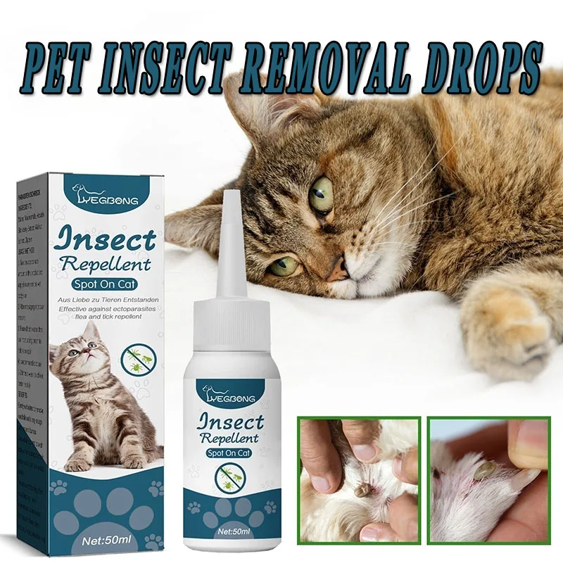 Photo inspiration: Visual Reference: Pet Fleas Killer Drops Lice Mite Removal Insect Repellent For