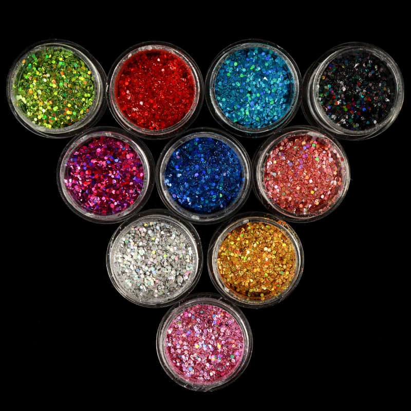 12Grids/Set Colorful Crystal 2mm 3mm Nail Art Rhinestones Acrylic