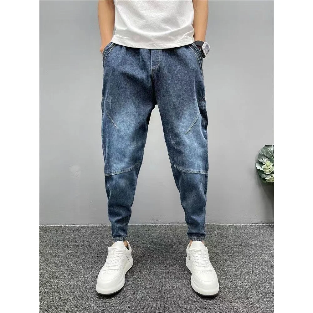 

Spring Summer Cargo Jeans Men Streetwear Denim Jogger Pants Men Baggy Harem Jean Trousers pantalones hombre y2k streetwear