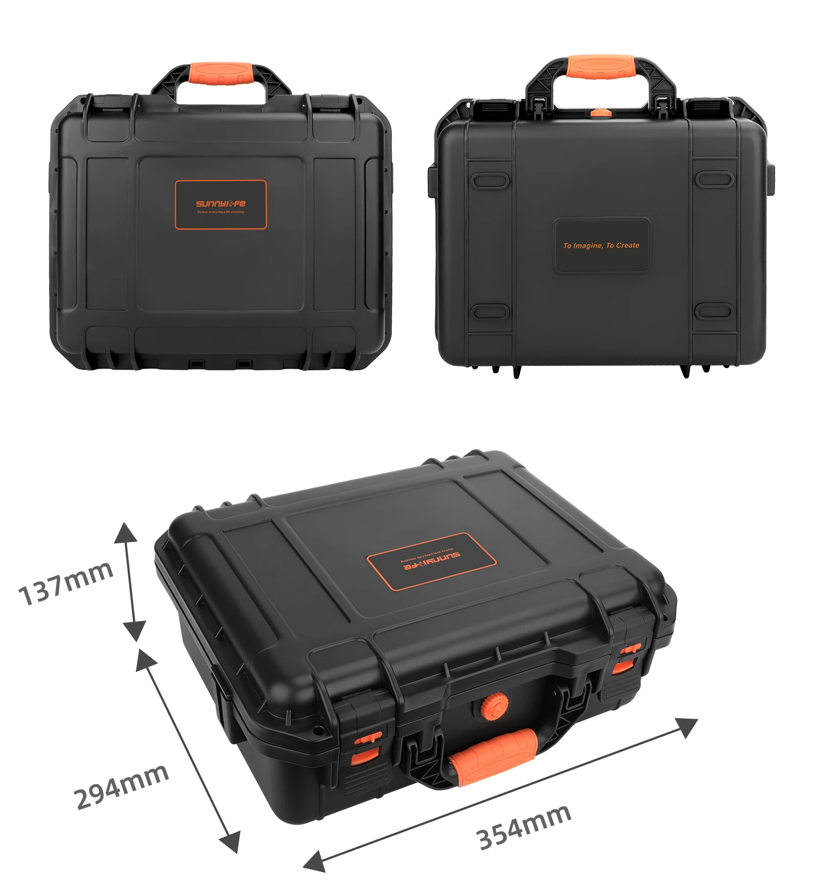 Water proof Bag Hard Case for DJI mini 4 Pro Explosion-Proof RC2 RC-N2 Daul Using Suitcase for Accessories Storage