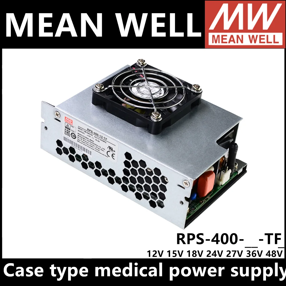 

MEAN WELL RPS-400-12-TF RPS-400-15-TF RPS-400-24-TF RPS-400-27-TF RPS-400-36-TF RPS-400-48-TF Medical switching power supply MW