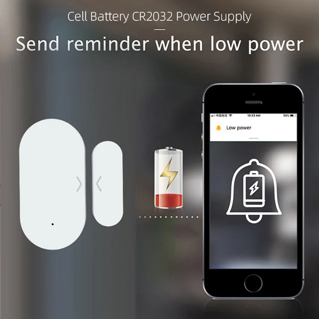 Tuya Zigbee Door Sensor for Smart Home A Burglar Alarm Automation Remote Control Work with Alexa Google Home var SmartLife 6