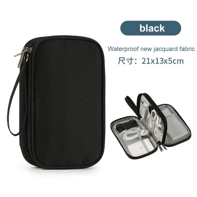 Electronics Organizer, Waterproof Travel Cable Organizer Bag for