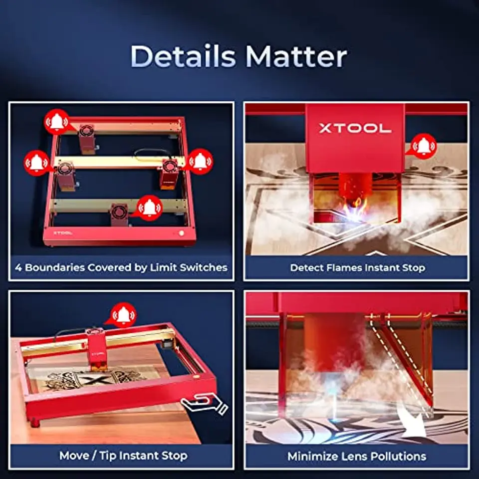 レーザー彫刻機 xTool D1(10W) と回転台（回転台のみ未開封）セット Amazon | xTool D1 Pro レーザー彫刻機 10Wレーザー高出力