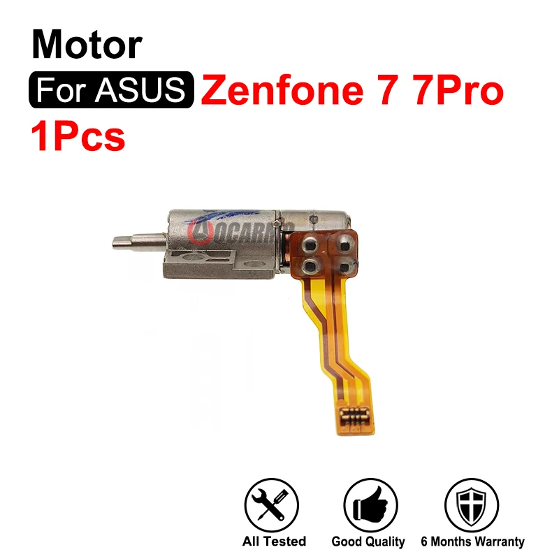 For Asus Zenfone 7 / 7 Pro Lift Camera Motor Vibration Shaft Module Flex Cable Replacement Parts Without Camera ZS671KS ZS670KS