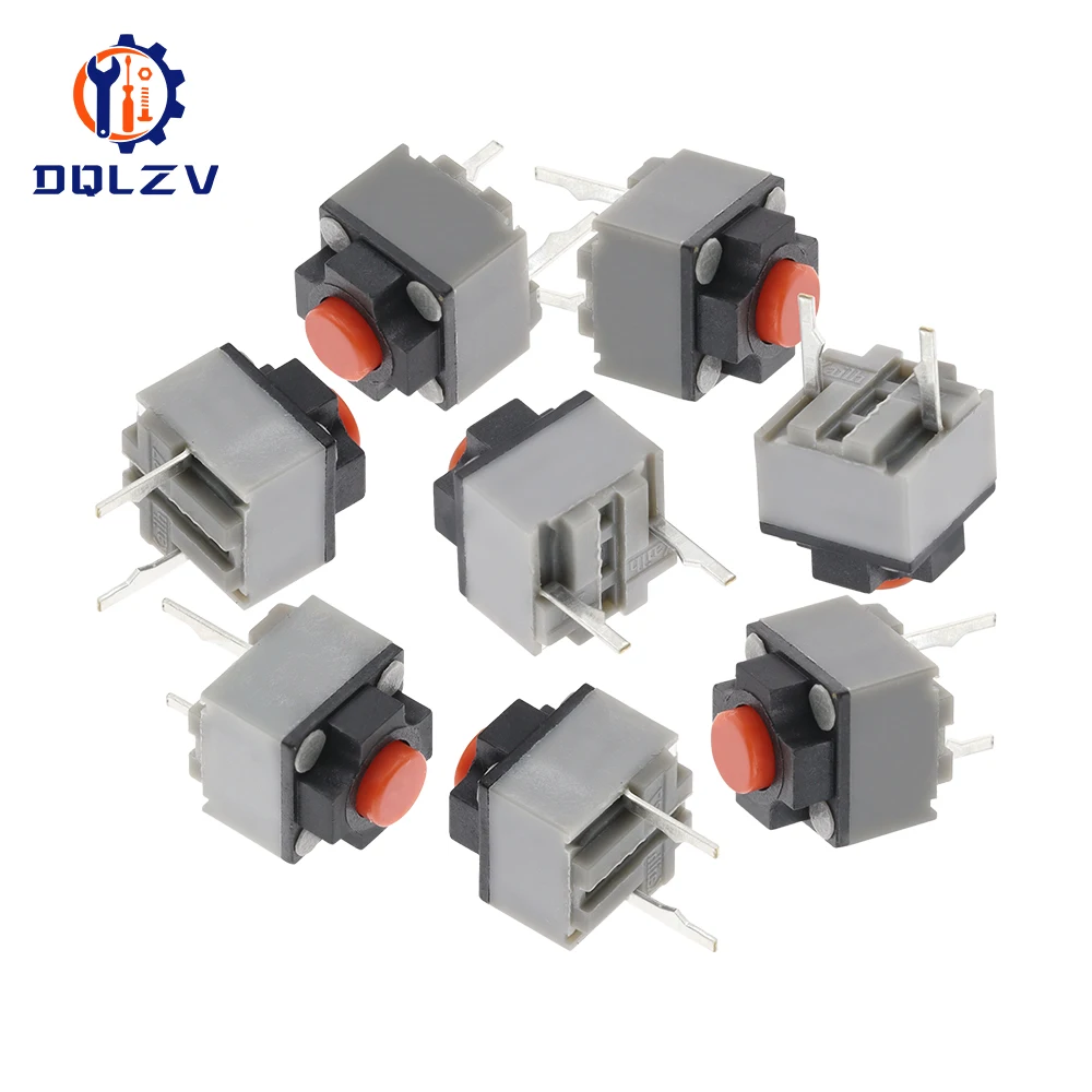 10 ชิ้น Kailh ปุ่มปิดเสียง 6*6*7.3 สวิทช์เงียบไร้สายเมาส์แบบมีสายปุ่ม Micro Switch 6X6X7.3 สวิทช์เงียบ 1