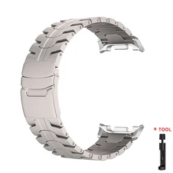 Titanium Magnetic Buckle Metal Bracelet Strap - Watch Ultra 47mm (Style2 Titanium)