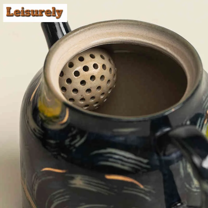 Hand-painted Starry Sky Oil Painting Tea Set Complete Set Antique Tea Ceremony Set Teapot And Tea Cup Set Chinese Tea Set Craft