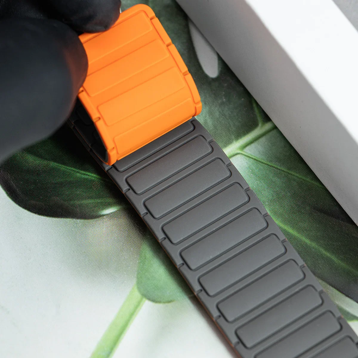 Silicone Magnetic Strap Loop Band Bracelet - Replacement Wristband Accessory