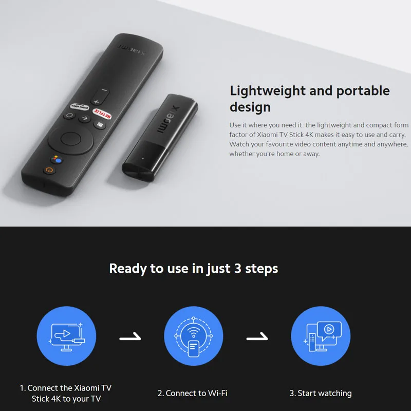 Global version Xiaomi Mi smart tv box 4K Android 11 HD 2G 8G WiFi BT5.2 Google Cast Netflix