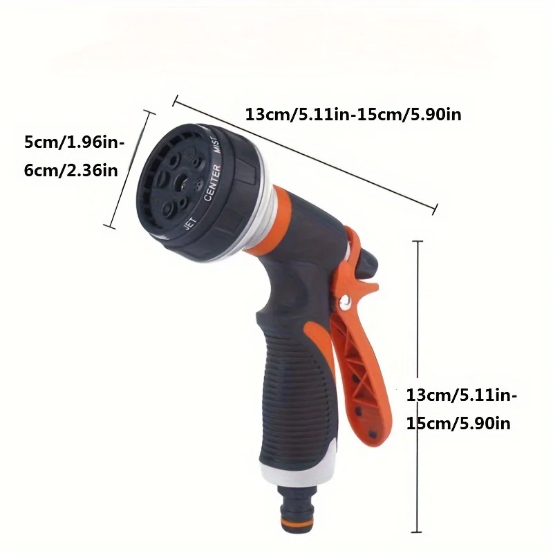 Upgrade Your Car Washing and Garden Irrigation with this Adjustable 8-Function High Pressure Water Gun! 3