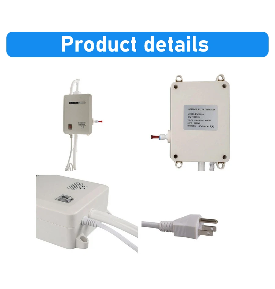 Drinking Water Pumps 220V/110V Automatic Switching Barrel Pumps Food Grade Self-