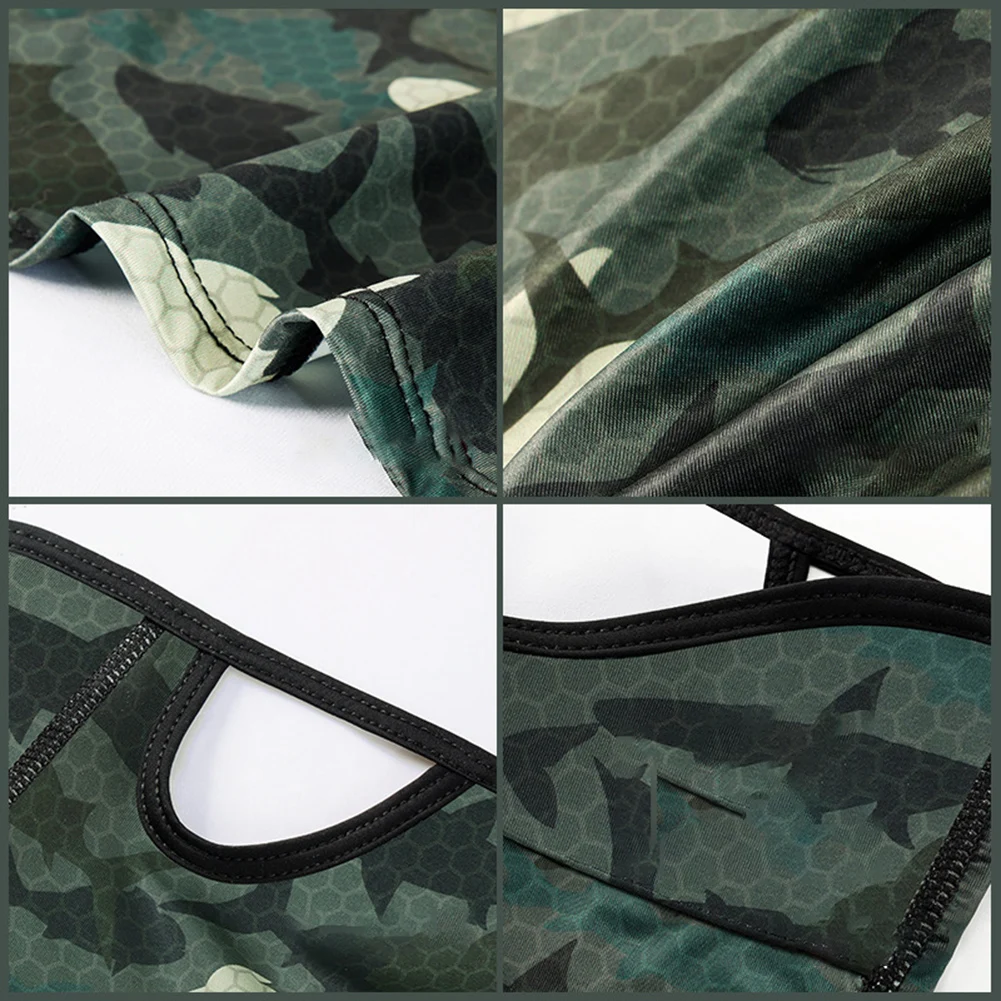 Printed Sun Protection Ear Hanging Mask Personalized Face Protective Cover For Hiking Climbing