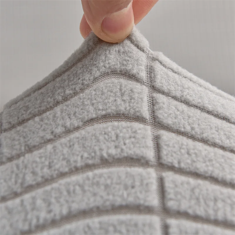 Jacquard Sofa Seat Cushion Cover Solid Color Thick Elastic Sofa Covers for Living Room Chair Seat Cover Furniture Protector 1PC 3