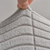 Jacquard Sofa Seat Cushion Cover Solid Color Thick Elastic Sofa Covers for Living Room Chair Seat Cover Furniture Protector 1PC 3
