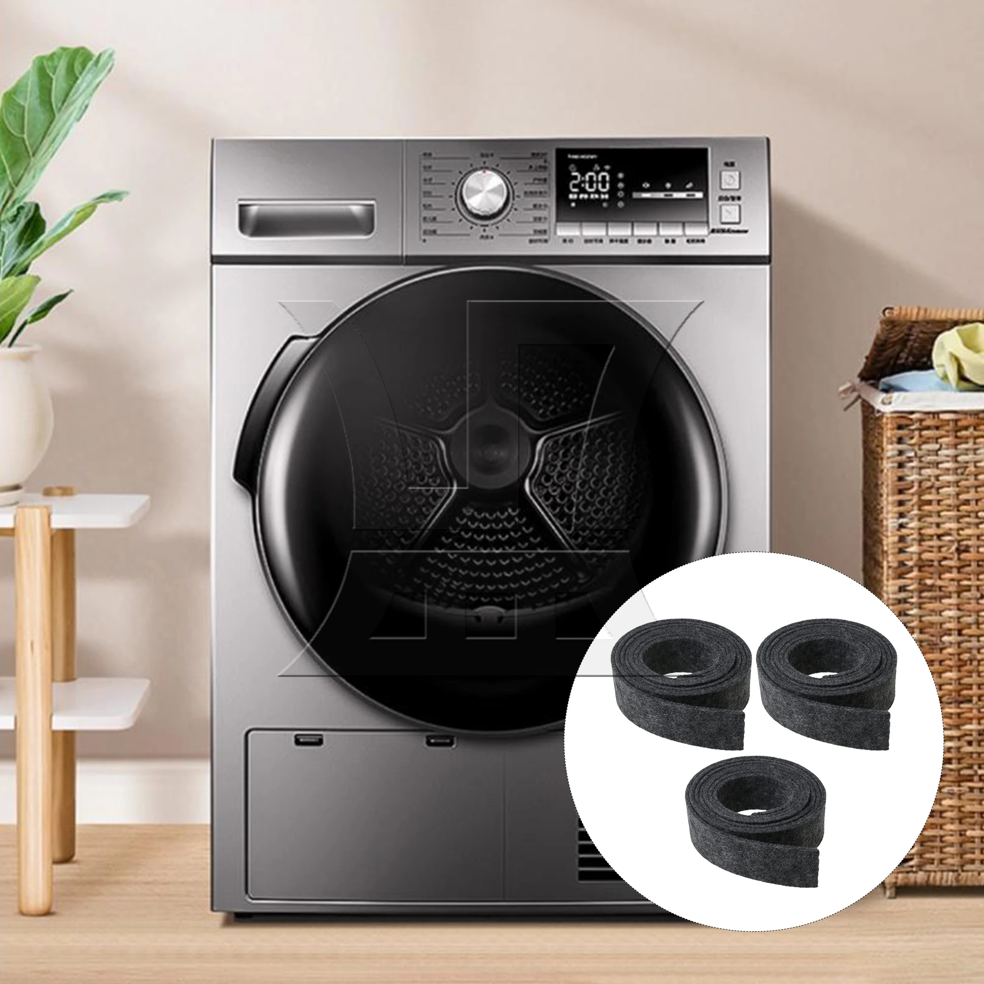 Cinghia Trasporto Cestello Per Asciugatrice 341241: Ricambio Per Whirlpool E Kenmore, Lunghezza 233,7 Cm - 2