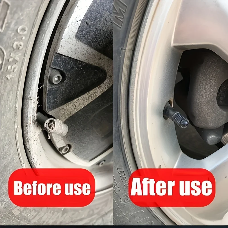 Durable Black Tire Valve Cap Set: Versatile